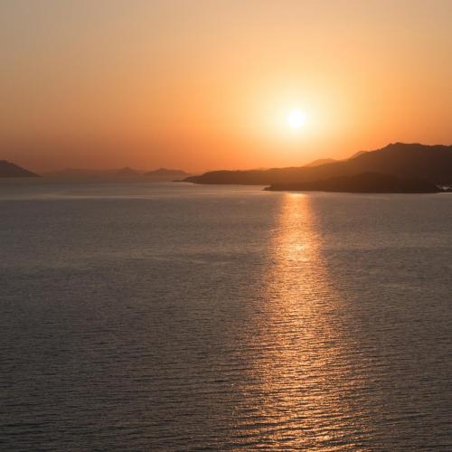 Sunset view from Shodoshima